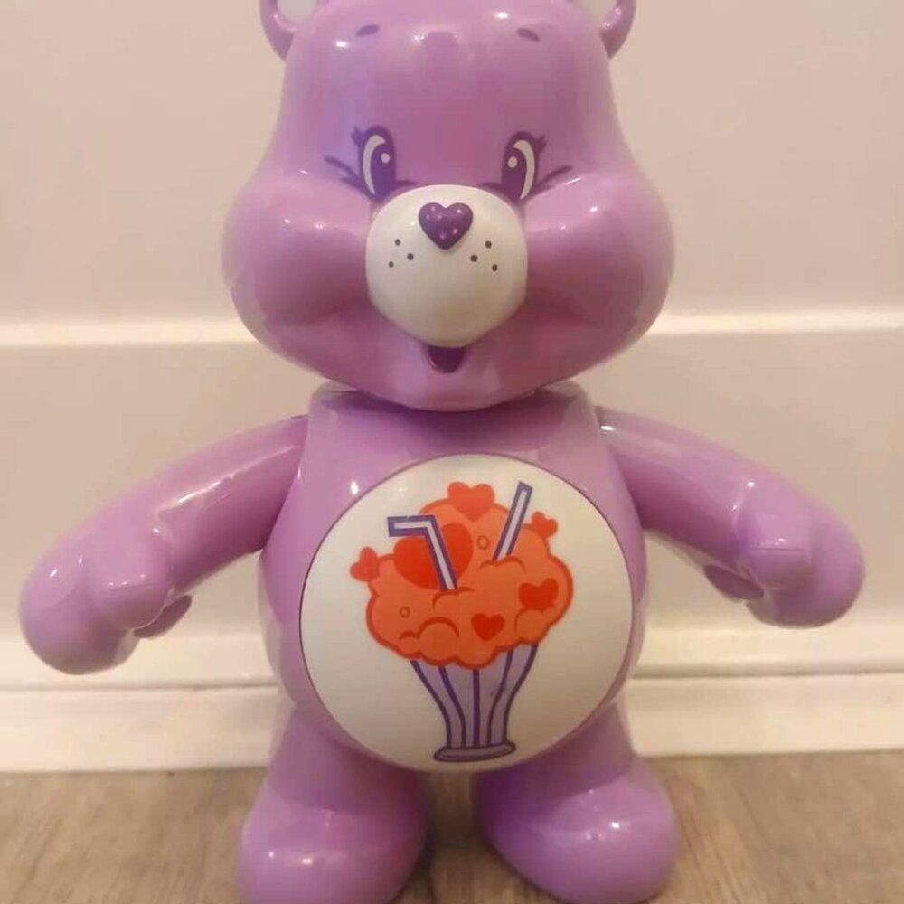 2023 Care Bears Light-Up Belly: SHARE BEAR 8" Figure! Arms Move Up & Down